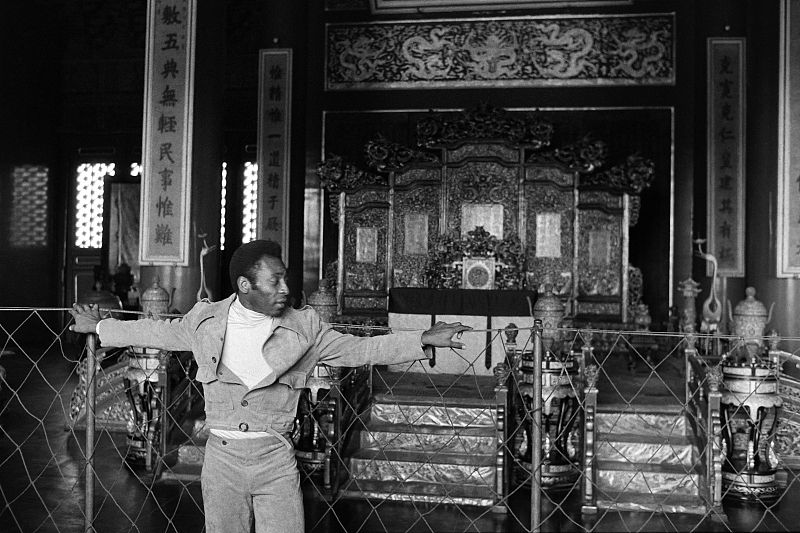 Pelé visitou a China várias vezes durante sua vida
