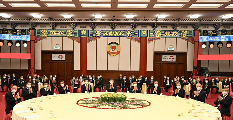 Xi Jinping discursa na reunião de Ano Novo de 2023 do principal órgão consultivo político da China