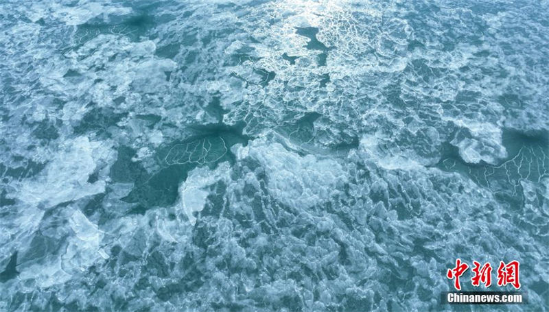 Galeria: lago Qinghai congela como num conto de fadas