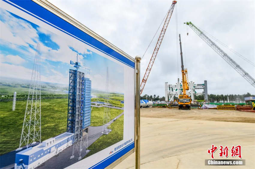 Centro de Lançamentos Aeroespaciais Comerciais de Hainan entra no estágio de instalação