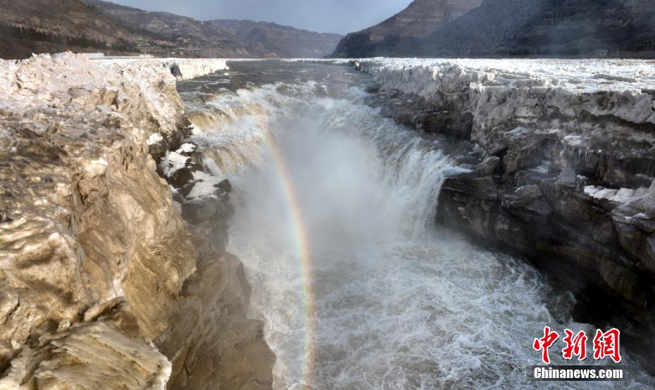 Galeria: cachoeira Hukou no rio Amarelo se torna 