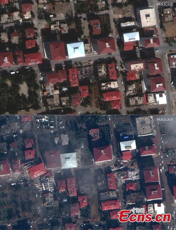 Turquia: imagens de satélite mostram destruição chocante causada pelos terremotos