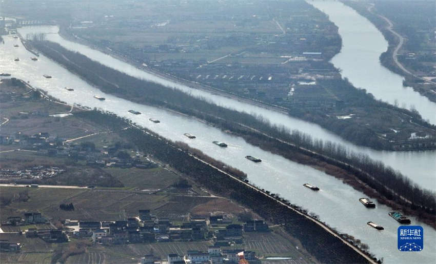 Galeria: cena movimentada do Grande Canal de Beijing-Hangzhou
