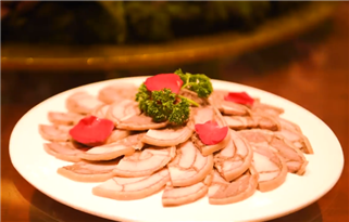 Culinária chinesa: saboroso joelho de porco de Guangpíng