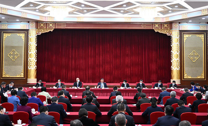 Xi Jinping visita conselheiros políticos nacionais
