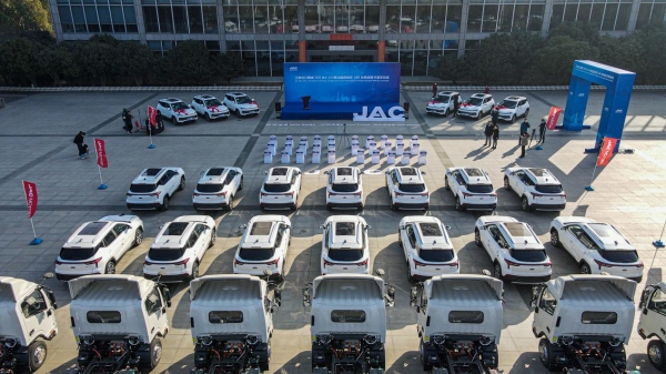 Vendas e exportações da montadora chinesa JAC aumentam em fevereiro