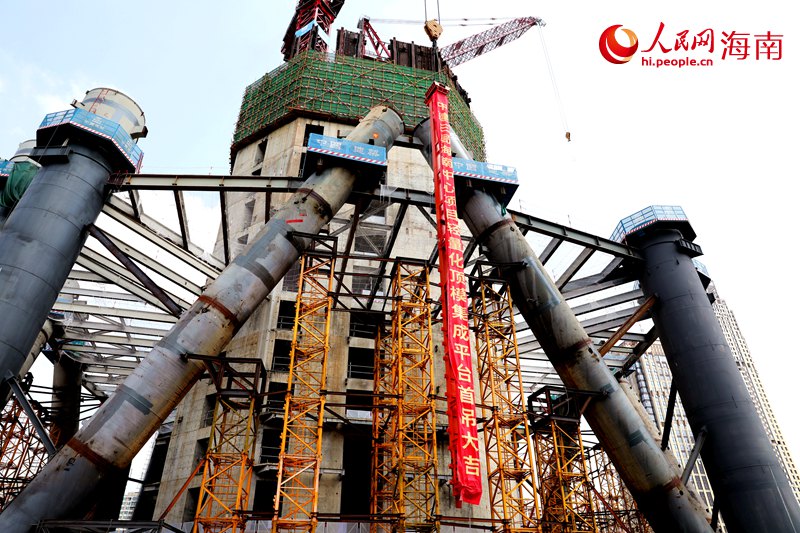 Plataforma inteligente de construção ajudará a erigir arranha-céuis em Hainan