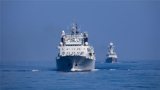 Frota naval chinesa retorna de missão de escolta