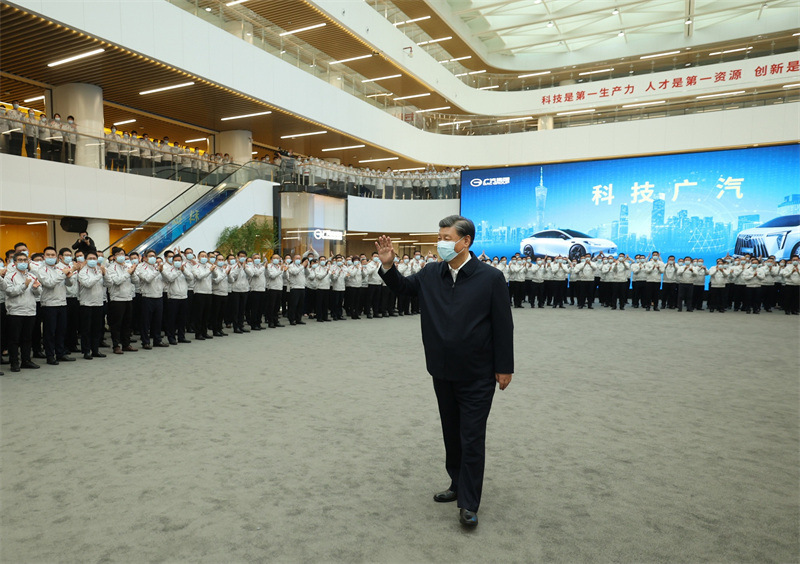 Xi Jinping inspeciona cidade de Guangzhou, no sul da China