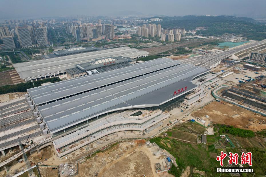 Galeria: trem de alta velocidade Fuzhou-Xiamen-Zhangzhou está em construção