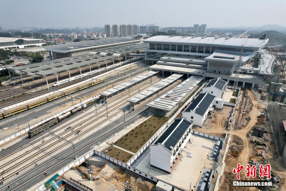 Galeria: trem de alta velocidade Fuzhou-Xiamen-Zhangzhou está em construção