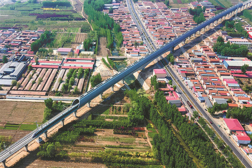 Linha ferroviária de Xiong'an é a mais inteligente da China