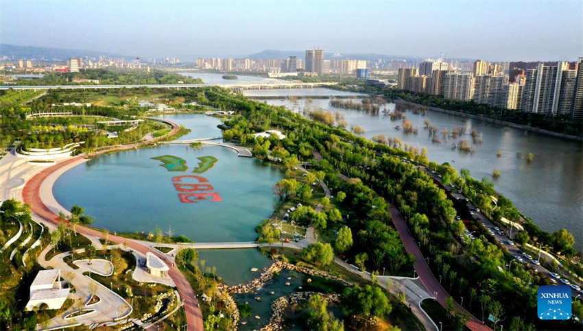 Galeria: cenário entorno do rio Bahe em Xi'an