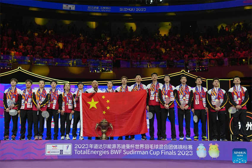 China vence Coreia do Sul e conquista a 13ª BWF Sudirman Cup 2023