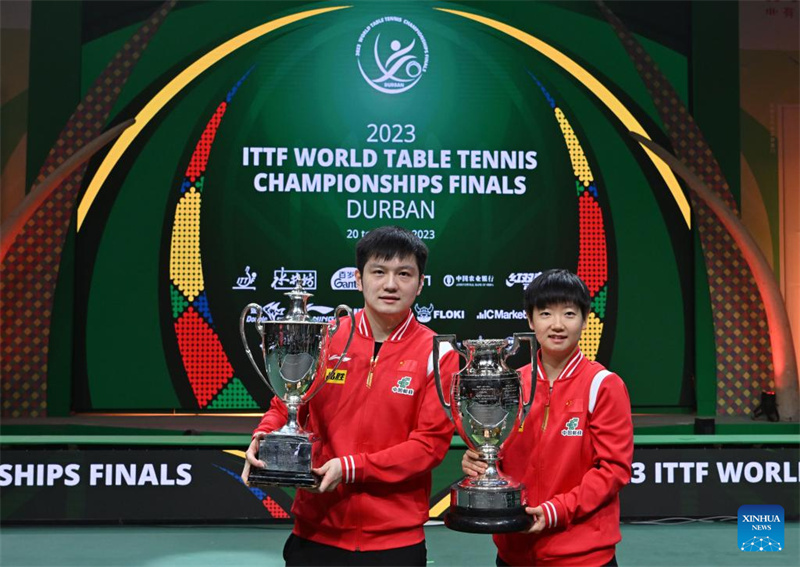 WTTC: Sun Yingsha e Fan Zhendong campeões mundiais de tênis de mesa