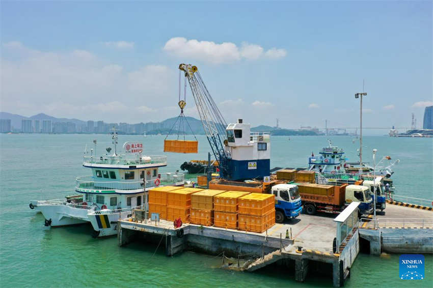 Estação de saneamento oceânico se dedica à remoção de lixo marinho no sudeste da China