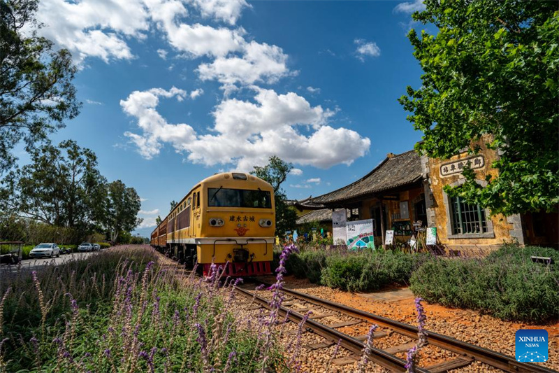 Yunnan: linha ferroviária turística atrai visitantes em Honghe