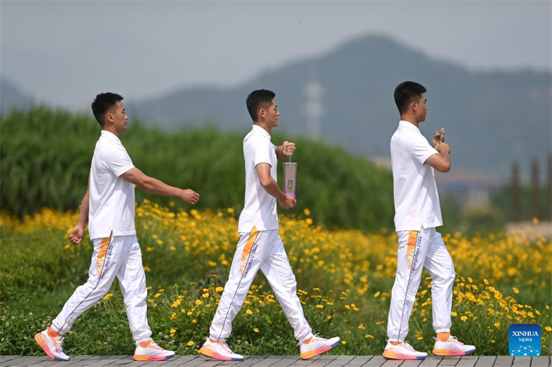 Chama dos Jogos Asiáticos de Hangzhou 2022 acesa em Liangzhu
