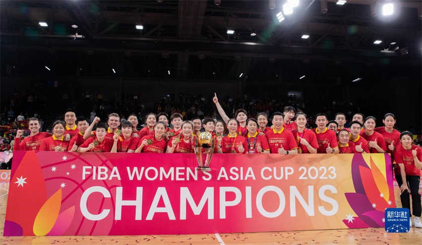 China ganha título da Copa da Ásia de basquete feminino