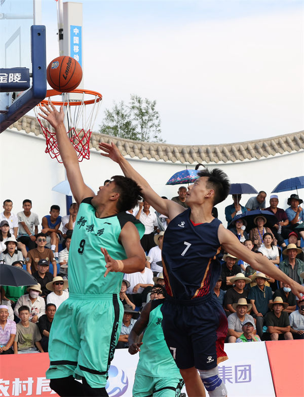 Torneio rural de basquete é iniciado em Ningxia, noroeste da China