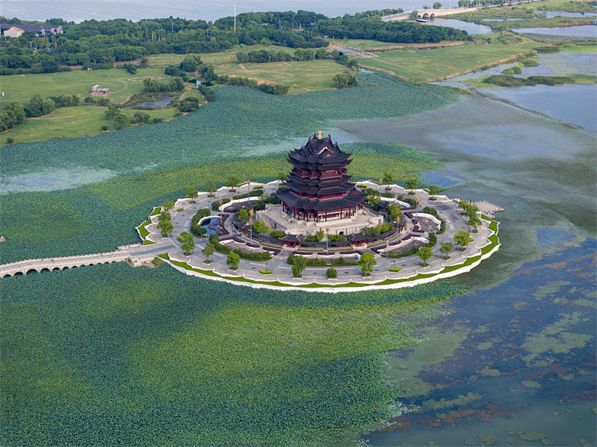 Galeria: templo Chongyuan apresenta forma de lótus em Suzhou