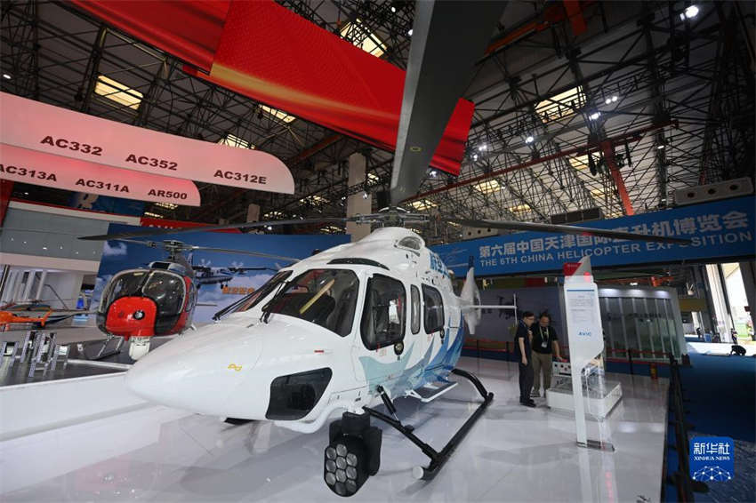 6ª Exposição de Helicópteros da China é inaugurada