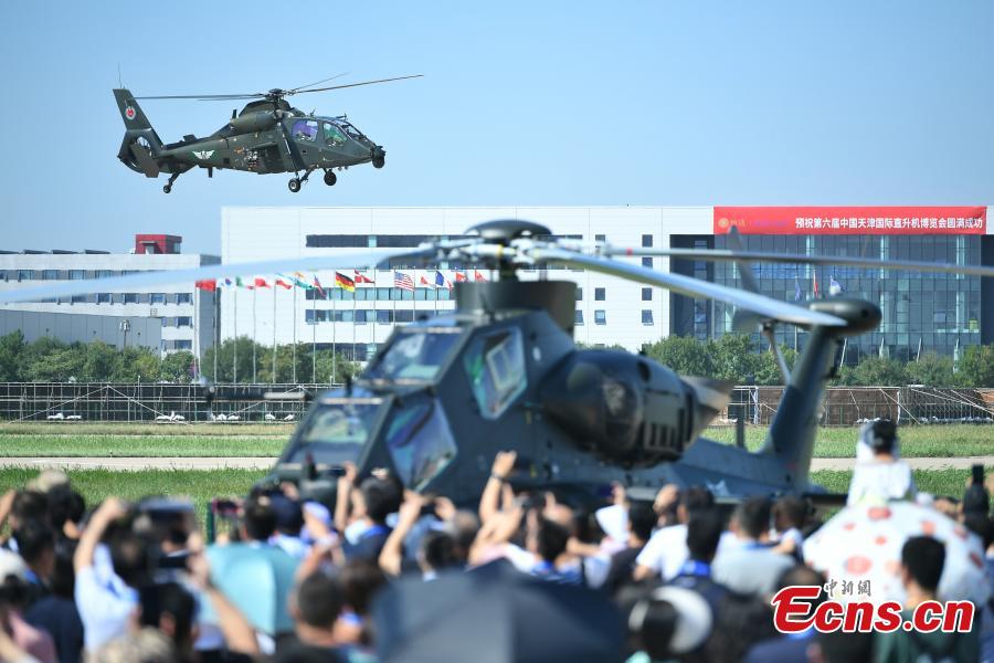 6ª Exposição de Helicópteros da China inaugurada em Tianjin