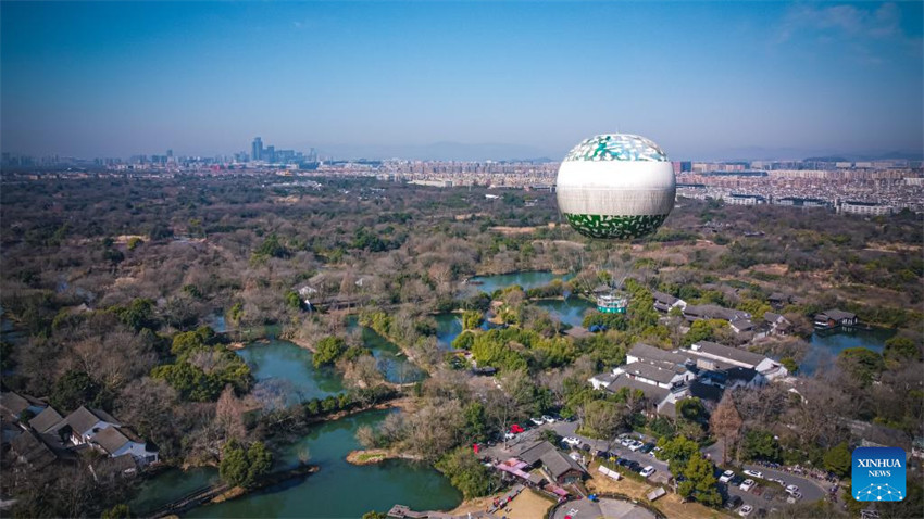 Vistas aéreas de Hangzhou, cidade-sede dos 19º Jogos Asiáticos