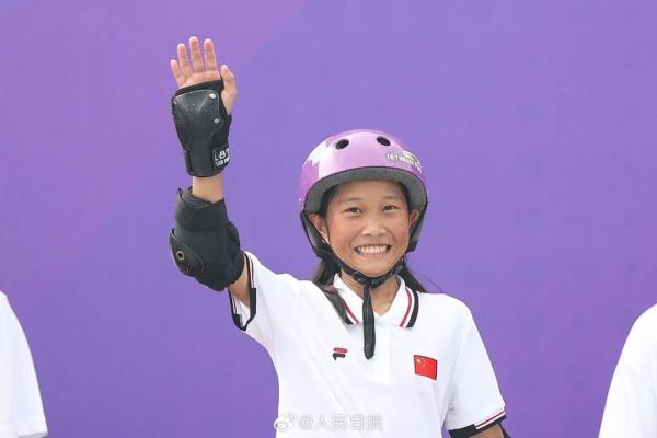 Cui Chenxi, de 13 anos, é a mais jovem campeã dos Jogos Asiáticos da China!