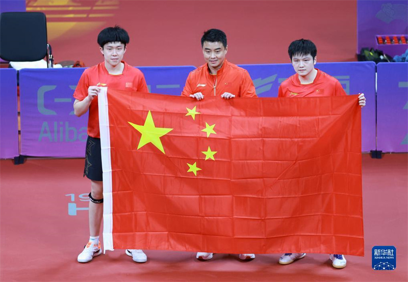China conquista medalha de ouro no tênis de mesa em duplas masculinas nos Jogos Asiáticos