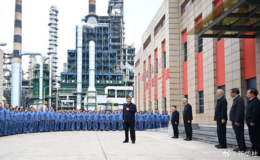 Xi Jinping inspeciona Jiujiang, na Província de Jiangxi, leste da China