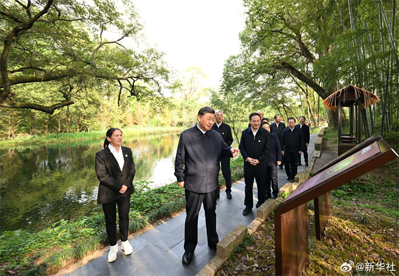 Xi Jinping inspeciona Jingdezhen e Shangrao, na Província de Jiangxi, no leste da China