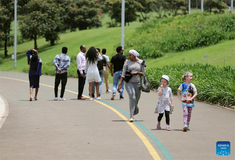 Projeto de desenvolvimento verde de Ribeirinho apoiado pela China melhora o ambiente de vida em Adis Abeba