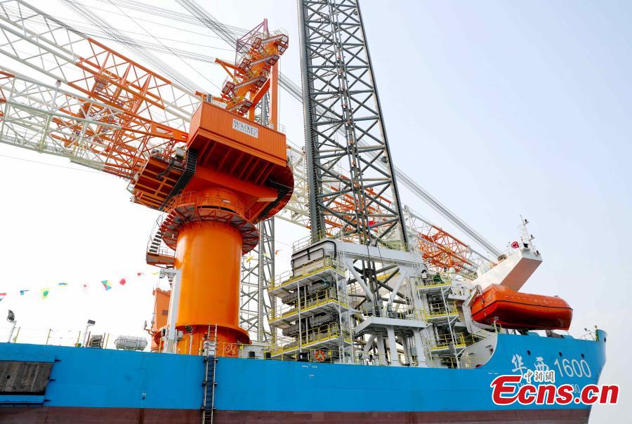 Galeria: plataforma de instalação de energia eólica desenvolvida pela China comissionada em Qingdao