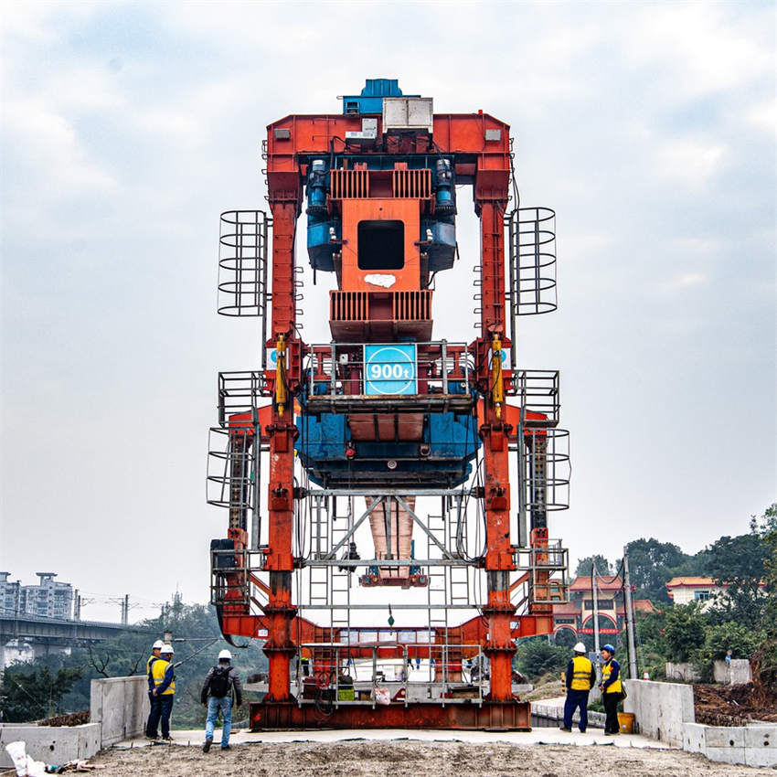 Construção da ferrovia de alta velocidade Chongqing-Kunming firma novos progressos