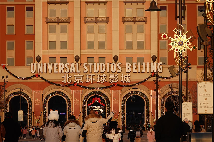 Universal Beijing Resort celebra feriado de inverno