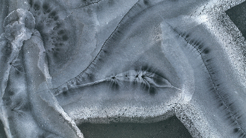 Galeria: rio congelado cria uma obra-prima da natureza, nordeste da China