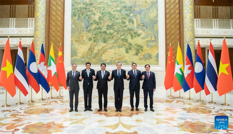 Oitava Reunião de Ministros das Relações Exteriores da Cooperação Lancang-Mekong realizada em Beijing