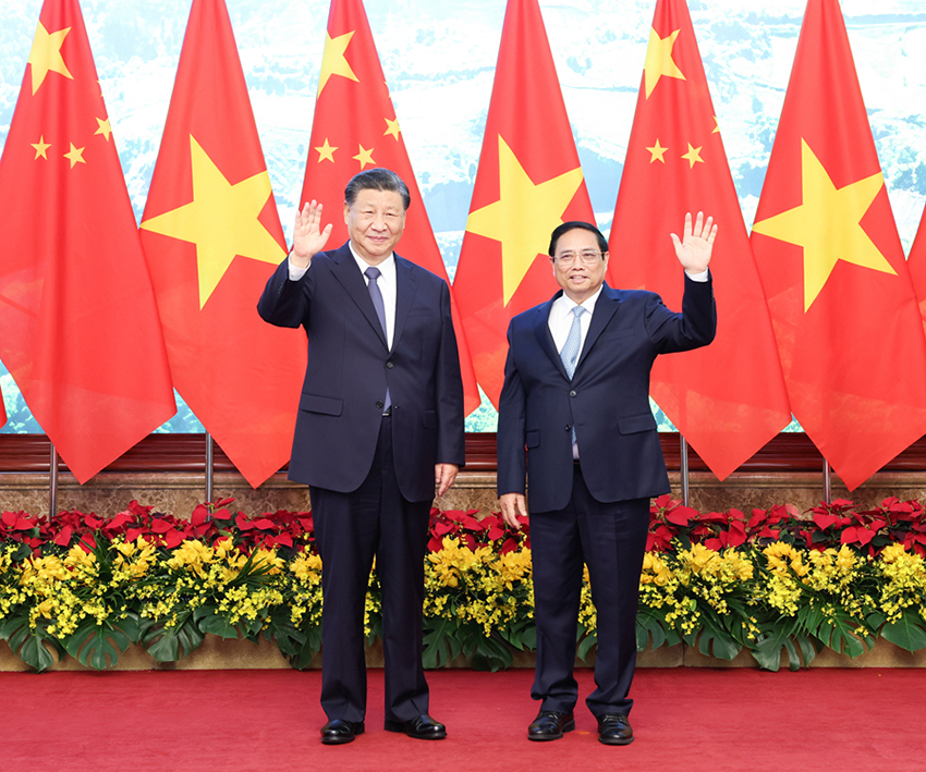 Xi Jinping se reúne com primeiro-ministro vietnamita