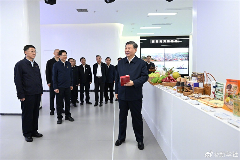 Xi Jinping inspeciona Nanning