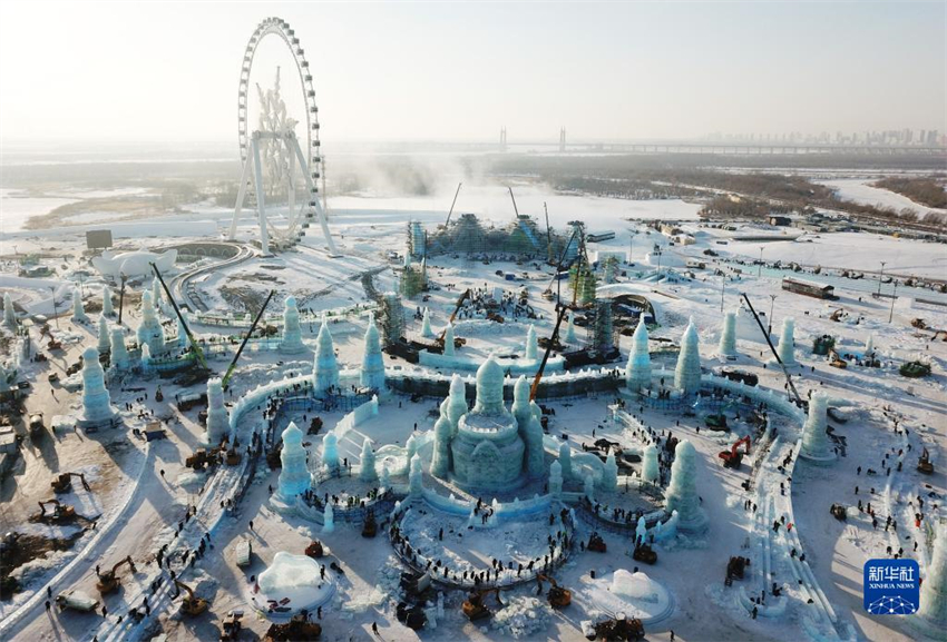 25º Mundo de Gelo e Neve de Harbin será aberto ao público