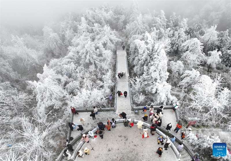 Galeria: cenário de neve na China