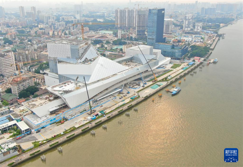 Construção do Centro de Artes da Grande Área da Baía está em pleno andamento