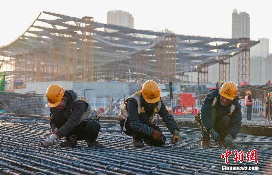 Construção da Estação Ferroviária do Subcentro de Beijing está em andamento