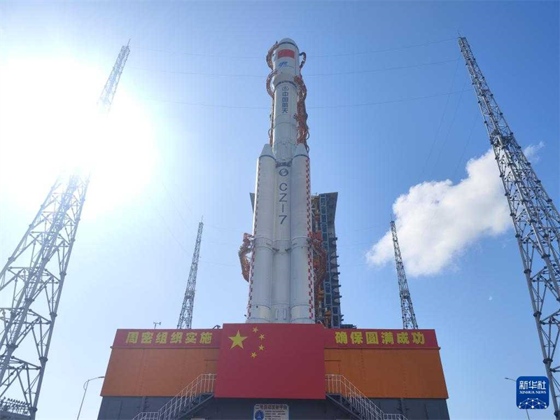 China em preparação para lançamento da espaçonave de carga Tianzhou-7