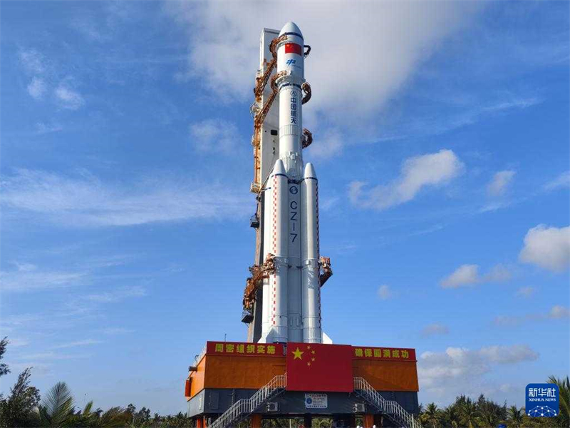 China em preparação para lançamento da espaçonave de carga Tianzhou-7