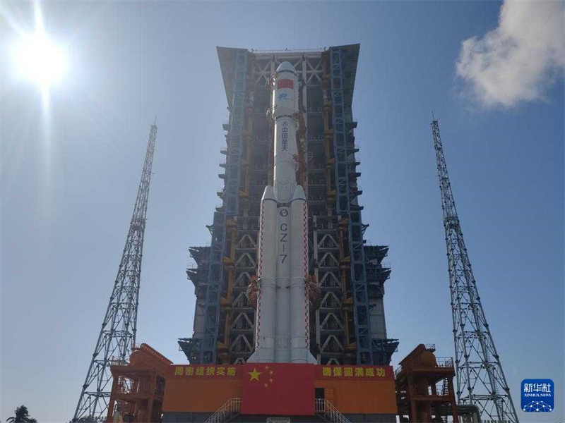 China em preparação para lançamento da espaçonave de carga Tianzhou-7