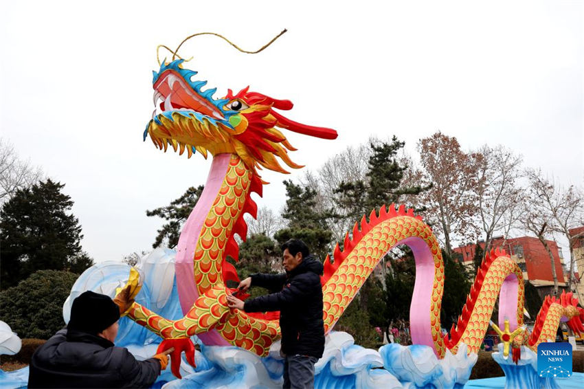 Celebrações para o próximo Ano Novo Lunar Chinês são realizadas em todo o país