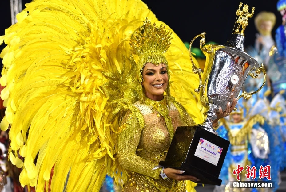 Brasil: escolas de samba campeãs desfilam no Carnaval de São Paulo