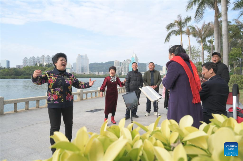 Lago Yundang em Xiamen atravessa processo de reabilitação ecológica